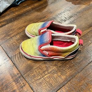 Tye dye style vans size 8.5